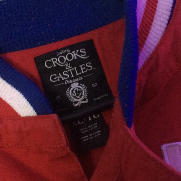 Crooks & Castles Signature Varsity/Bomber Jacket - Picture 5 of 5